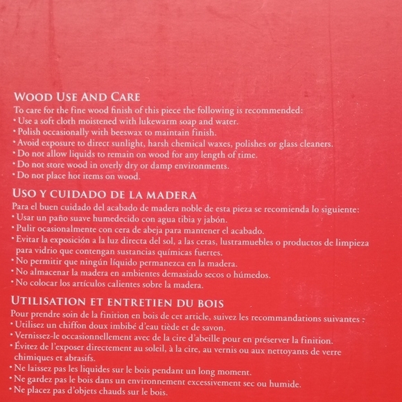 Lenox Cheer Cutting Board with Knife - Picture 4 of 4